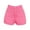 Pink, variant on Audhol Jean Shorts Womens High Waisted Pocket Button High Waist Shorts High Waist Elastic European and American Ripped Jeans Denim Shorts Denim Shorts Black L
