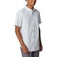 thumbnail image 5 of COLUMBIA Men's Rapid Rivers Short Sleeve Shirt Plaid White Medium, 5 of 5