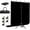 Black, variant on EMART 5x6.5ft Green Screen Backdrop Kit, with Photo Greenscreen Background, Portable T-Shape Stand for Photography, Studio