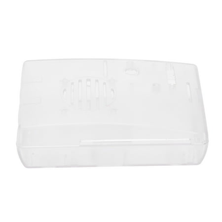 YAHHU Clear ABS Shell Protective Case Model K for Raspberry Pi 3B 3B+ Installable with 3007 Heat Sink Fan Electronics Enclosure (9 inches / 22.8 cm)[cite: 1]
