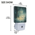 thumbnail image 4 of Yayeee LED Night Light for The Home Plug in With Light Sensors 2 Pack, Night Forest Scene, 4 of 6