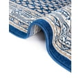 thumbnail image 7 of Unique Loom Williamsburg Collection Area Rug - Allover (5' 1" Round Blue/Gray), 7 of 7