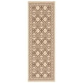 thumbnail image 4 of SAFAVIEH Courtyard Colton Geometric Indoor/Outdoor Area Rug, Natural/Brown, 6'7" x 6'7" Round, 4 of 11