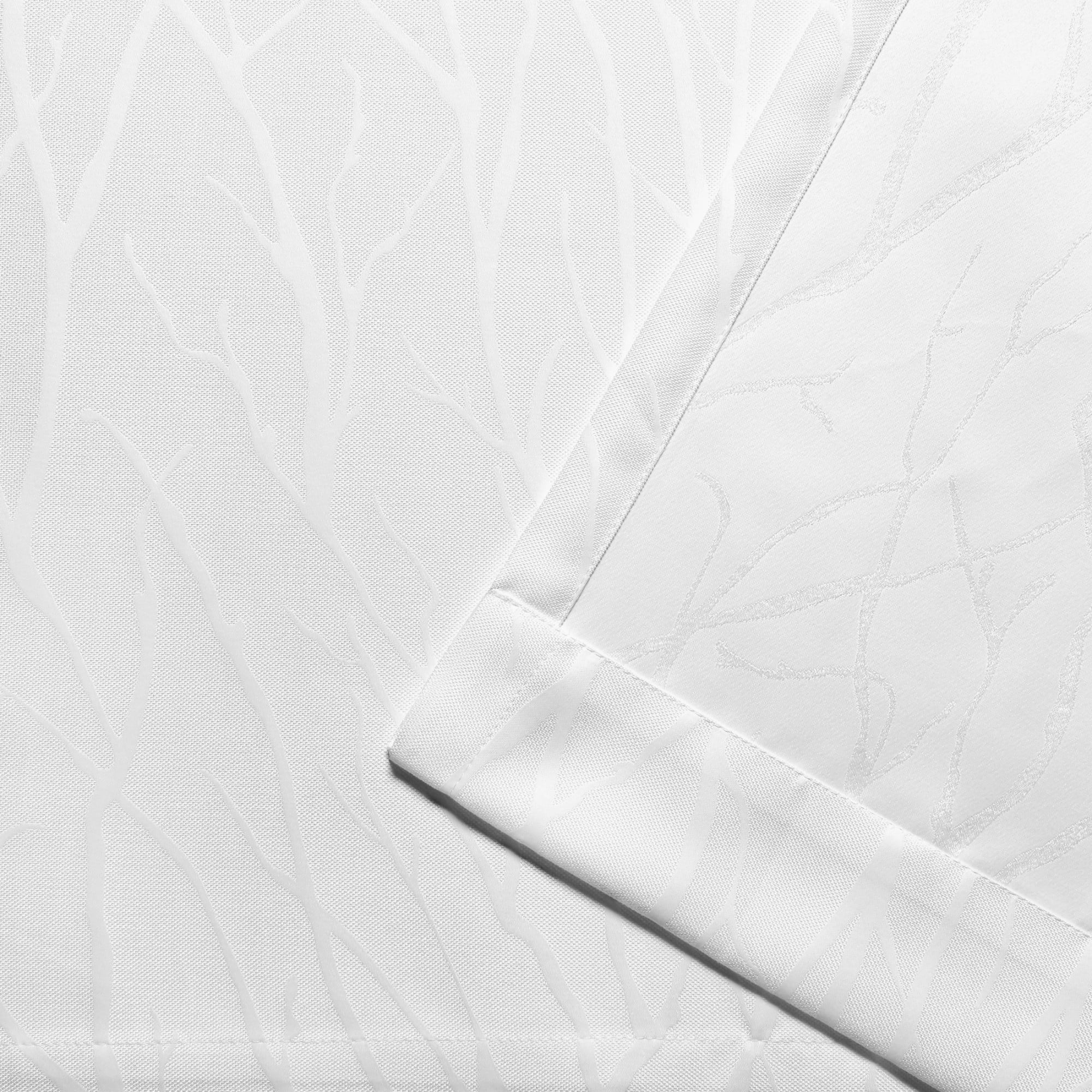 Exclusive Home Forest Hill Woven Room Darkening Blackout Grommet Top Curtain Panel Pair, 52"x63", Winter