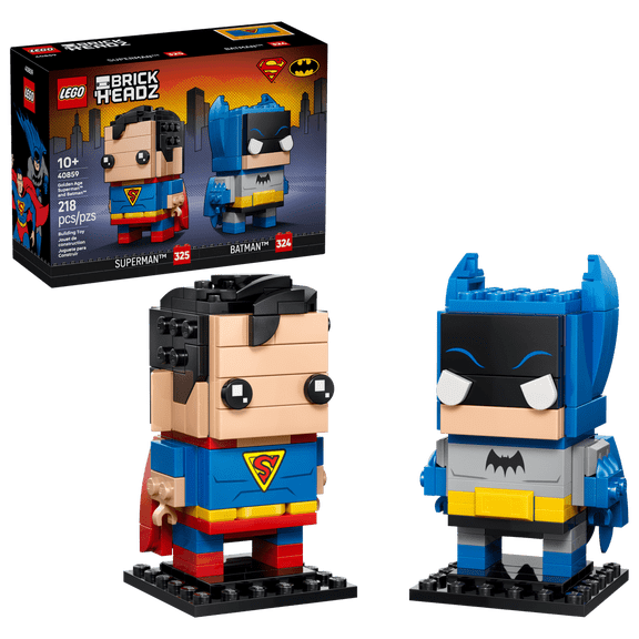 Lego 40859 Brickheadz Golden Age Superman and Batman Figures