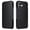 Black, variant on Dteck Leather Case for iPhone 17, Top Grain Genuine Leather Folio Protective Phone Cover,Red