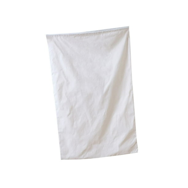 Organizador de ropa sucia, resistente, lavable a máquina, bolsas de viaje para ropa, lavandería blanco 100cmx140cm