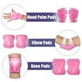 thumbnail image 5 of Motoforti 6pcs Pink Wrist Support Guard Elbow Knee Pads Protective Gear for Bike Cycling Riding, 5 of 7