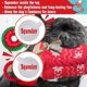 thumbnail image 4 of Juguete patriótico para perros del 4 de julio, paquete de 2 juguetes de peluche chillones para perros, juguetes flotantes para perros con cuerda de algodón para dientes, 4 of 5