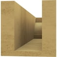 thumbnail image 4 of Ekena Millwork 4"W x 4"H x 16"L Mediterranean Woodgrain TimberThane Rafter Tail, Primed Tan, 4 of 6