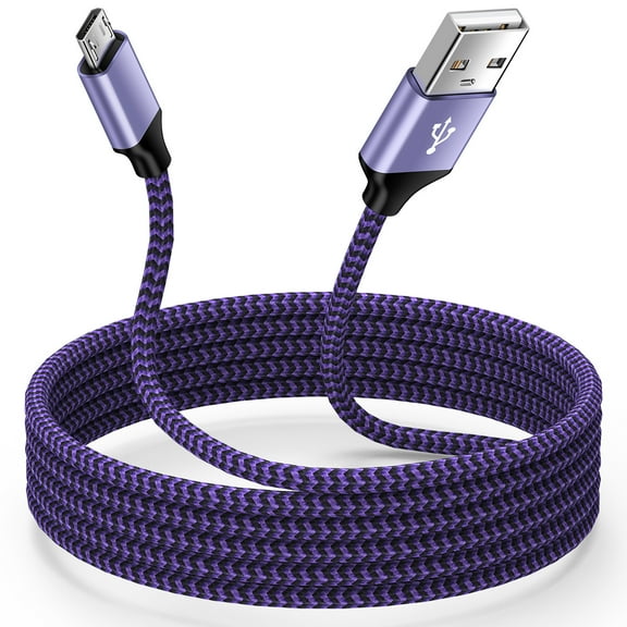 Micro USB Cable 6ft,AILKIN Micro Cable for Android Charging Cable Nylon Braided High Speed Fast Charging Cord USB Charger Android Micro Cables 6ft Charge&Sync for Samsung Galaxy