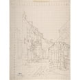 thumbnail image 3 of Théodore Rousseau 15x18 Black Modern Framed Museum Art Print Titled - An Alleyway Between Houses (1858), 3 of 5