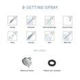 thumbnail image 3 of Moen 200W0 Hydro Energetix Eight-Function 5" Diameter Spray Head Standard, Chrome, 3 of 7