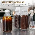 thumbnail image 3 of SSX-KJ 2 Pcs Botellas de vidrio para jugo con tapa,32 oz Botellas de Vidrio Transparente,Jarras de Leche Reutilizables,Aptas para Lavavajillas para Jugos,Almacenamiento de Leche Materna,Jarras de Agua, 3 of 7