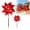 A-2Pcs, variant on Red Reflective Pinwheels for Yard Garden, 2 Pack Sparkly Rainbow Wind Spinners with Stakes, Foil Bird Repellent Windmill for Fall Autumn Halloween Thanksgiving