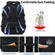 thumbnail image 4 of Mochila de viaje para portátil VANKEAN de 17,3", resistente al agua, negra, 4 of 8