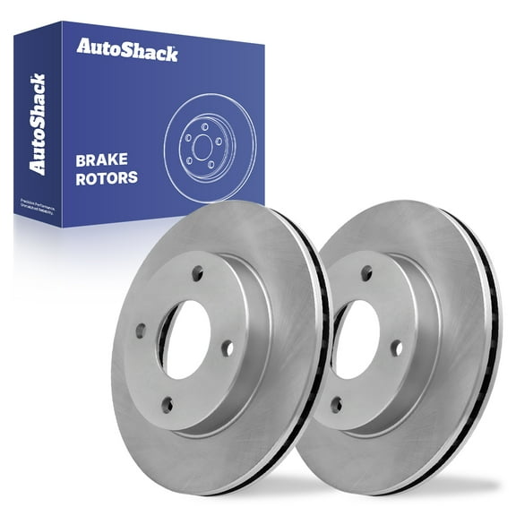 AutoShack Front Vented Brake Rotors 2-PC Set Replacement for 2000-2006 Nissan Sentra 1991-1996 INFINITI G20 1990-1995 Nissan Axxess 2011-2013 Renault Scala 10.11" (256.8 mm)