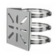 thumbnail image 3 of Soporte de montaje en pared para cámara,Soporte universal de poste vertical para cámara de seguridad,Soporte universal de montaje en pared con 3 presillas,Adaptador de montaje en poste, 3 of 8