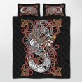 thumbnail image 2 of Viking Doona Cover - Fenrir - Viking Quilt Bed Set Rlt12, 2 of 5