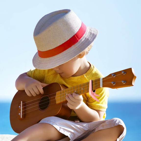 SEWOART Ukulele Capo with Silicone Padding and Zinc Alloy, Easy to Use for Acoustic Guitar and Ukulele Players