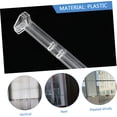thumbnail image 3 of 2Pcs Transparent Plastic Valance Corner Bracket for 3.5 Inch Vertical Blinds, Hidden Curtain Connector, Lightweight and Easy to Install Blind Accessories, 3 of 8