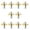 Golden-S, variant on 10Pcs Stainless Spinnerbait Props Fishing Lures Hook Baits Fly Propeller Topwater Fishing Lures Fishing Accessory