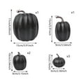 thumbnail image 2 of HengDidi Set of 7 Lifelike Foam Pumpkin Decorations in Varied Sizes for Autumn Festival Home Ornaments, 2 of 6