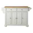 thumbnail image 1 of Pemberly Row Traditional Wood Kitchen Island in White/Natural, 1 of 7