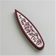 Judaica Kingdom CA-MEZ-207-4 Metal Mezuzahs - Raindrop Shaped Mezuzah Shaddai Design Pink