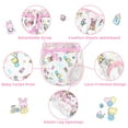 thumbnail image 6 of LittleForBig Silky Adult Ribbon Omutsu Diaper Wrap Cover Washable Adjustable Reusable Waterproof - Baby Cuties XL, 6 of 8