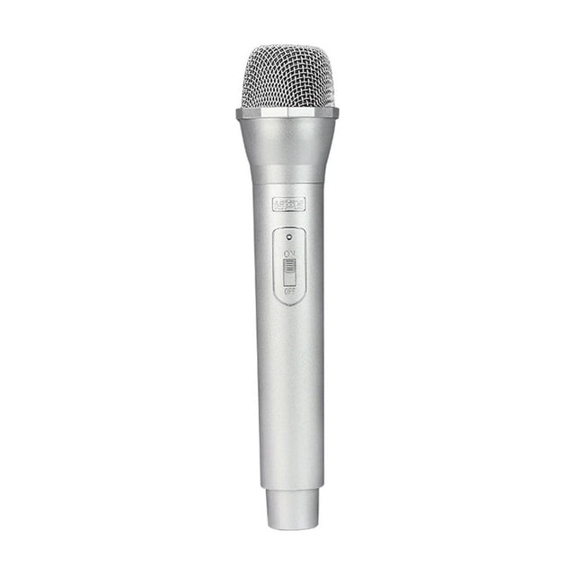 SUTENGDA Microphone for Kids Light and Portable Kids Microphone Plastic Microphone Kids White