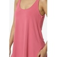 thumbnail image 5 of Women's PLUS Tank Tops Scoop Neck Loose Fit Summer Casual Round Hem Sleeveless Tee, 5 of 7