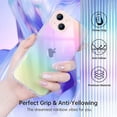 thumbnail image 3 of iPhone 13 Case Clear Iridescent Case, for iPhone 13 Women Girls Protective ShockProof Case, Soft TPU Color Changing Rainbow Protective Anti-Slip Case, 3 of 7