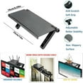 thumbnail image 4 of TV Top Shelf Mount Adjustable TV Computer Rack Screen Top Multifunctional Durable Computer TV Monitor Organizer Space Sa, 4 of 8