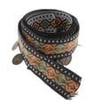 thumbnail image 1 of 1 Yarda Cinta de Jacquard do Colgante de Monedas Estilo Tribal Suministro Zulema Ribete de cinta jacquard, 1 of 6