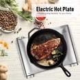 thumbnail image 2 of Electric Stove, CUSIMAX Portable Hot Plate for Countertop, Single Cast Iron Burner, 1500 Watts 7-Stage Temperature Control, Suitable for Any Cookware, 2 of 7