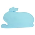 thumbnail image 1 of Pet Placemat Silicone Cat Shape Creative Washable Cat Food Mat Cat Food Pad, 1 of 10