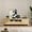 Wood color, 1.6 meters, variant on 63" TV Stand with Doors and Cabinet, Farmhouse Entertainment Center, Entertainment Stand for TVs Up to 70", TV Console for Living Room, Bedroom