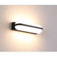 thumbnail image 2 of Lámpara de pared exterior LED IP65 Lámpara de pared impermeable moderna / Aluminio / 3000K Blanco cálido / Luz de pared LED Xemadio GX-606, 2 of 5