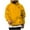 Yellow, variant on FAHUOMU Men's Fashion Hoodies & Sweatshirts Pullover Long Sleeve Unisex Hooded Sweatshirts Solid Color Plam Tree Hoodies