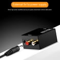 thumbnail image 3 of Peggybuy Optical Digital Stereo SPDIF Toslink Coaxial Signal to Analog Adapter (C), 3 of 9