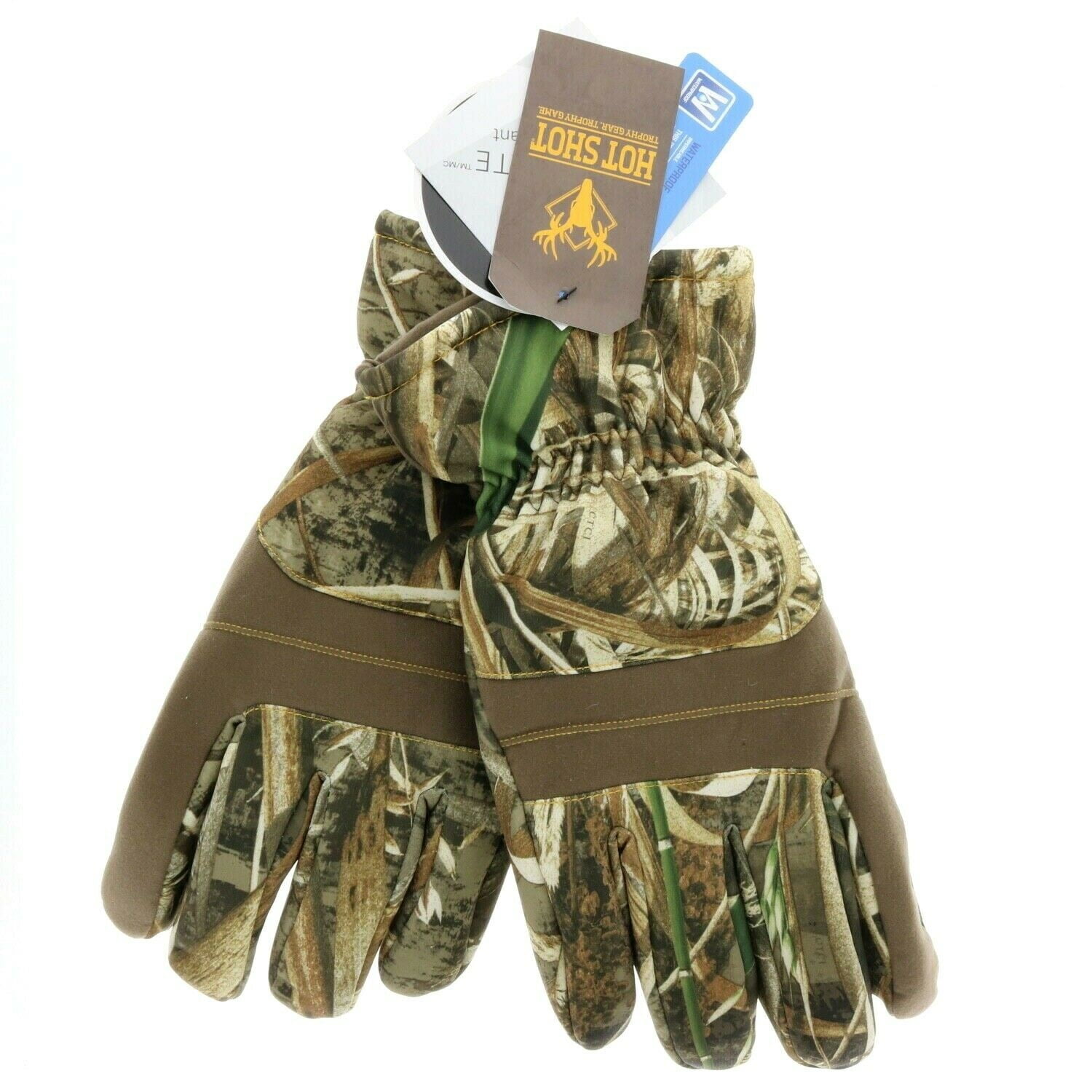 XL Large Cabela's Men's RealTree Xtra Jacob Ash ProText SoftShell Gloves Camo 