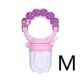 thumbnail image 4 of Amerteer Baby Fresh Fruit Food Feeder Nibbler Pacifier|Training Massaging Toy Teether| Food Grade Soft Safe BPA-Free Silicone Pouches| Babies Toddlers Infants Kids, 4 of 8