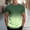 Army Green, variant on Men's Graphic T-Shirts Gradient Short Sleeve Round Neck Summer Tee Tops Yellow