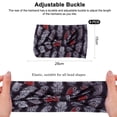 thumbnail image 2 of Fashion printed yoga exercise wide headband headscarf, 2 of 5