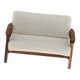 thumbnail image 5 of Sofá miniatura de casa de muñecas Sunnimix Love Seat 1/12, 5 of 7