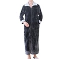 thumbnail image 2 of Sudadera con capucha y manta ponible Regalos cómodos con bolsillos Ropa de dormir de longitud completa Hombres, 2 of 8