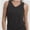 Black, variant on Women V Neck Tank Tops Summer Sleeveless Casual Tops Loose Fit Banded Bottom Shirts