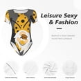 thumbnail image 5 of Picia Bee Gnome With Sunflower Womens One Piece Swimsuits Modest Tummy Control Bathing Suits Lace Up Slimming Swim Suit-Large, 5 of 9