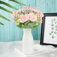 thumbnail image 2 of Zmeidao Artificial Roses Flowers Realistic Faux Silk Roses Bouquet for Table Centerpieces, Flower Arrangement, Wedding, Party, Home Decorations, 2 of 5